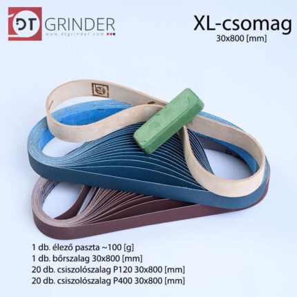 Csiszolócsomag csomag élezéshez "XL" kiszerelésben